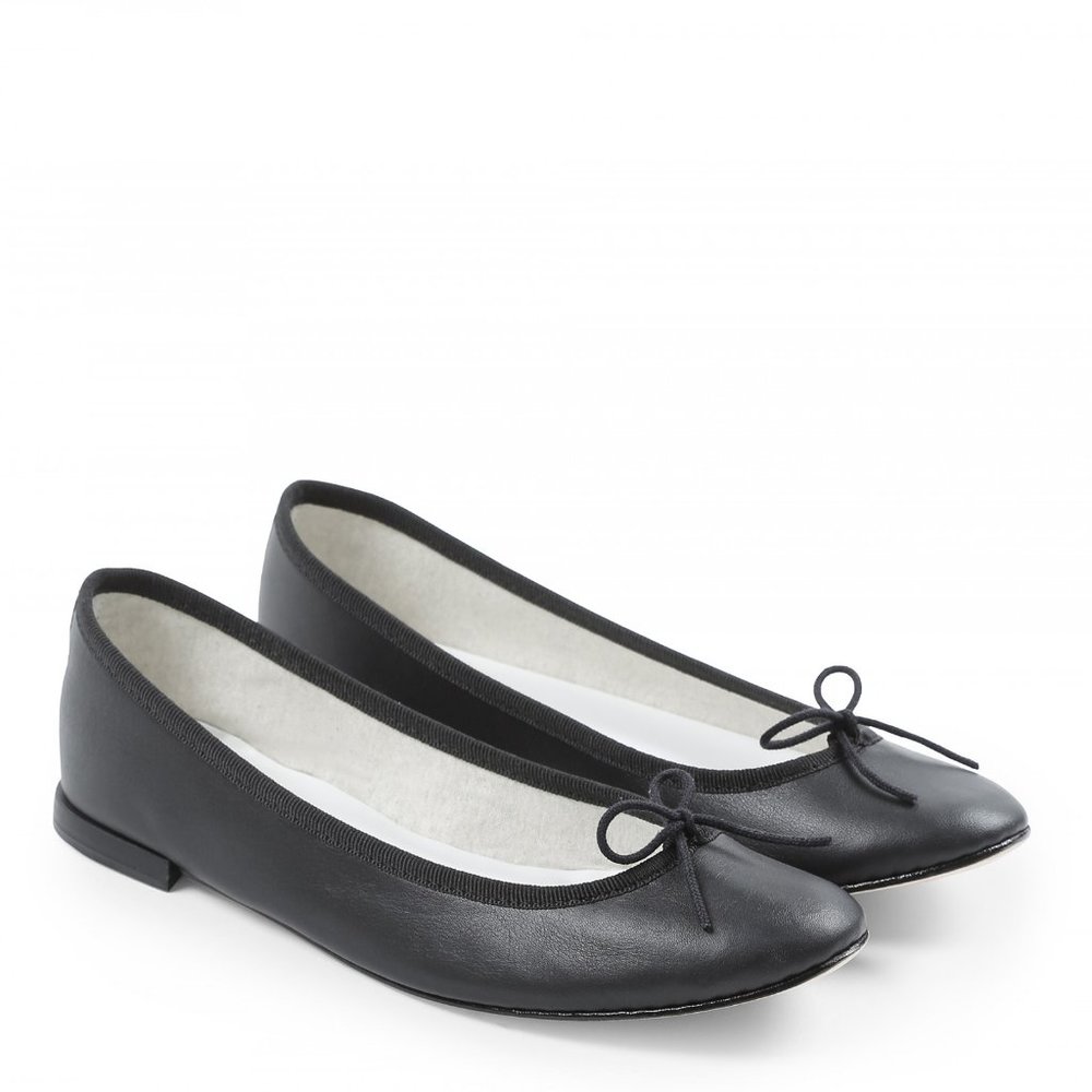 Black Repetto Flats